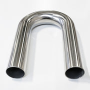 2.250" 16ga 180° Mandrel Bend 304 Stainless - (3.375" CLR / 6.000" Legs) | Ace Race Parts