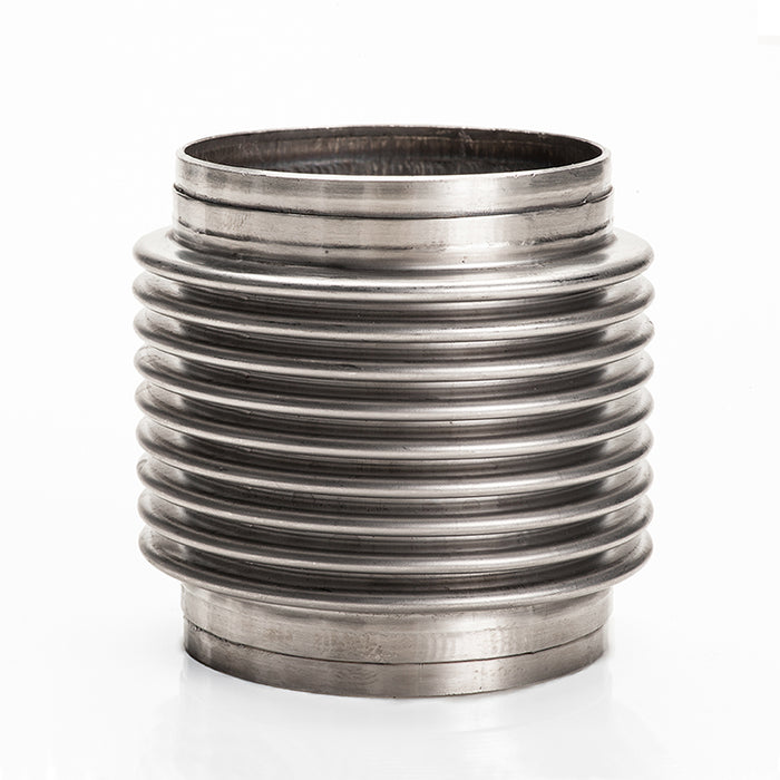 thumbnail image 2 of 2.25 Inch T304 Stainless Steel Exhaust Flex Bellows Elbow Connector 2.55 Inch Long Weld-On Pipe 2 of 2