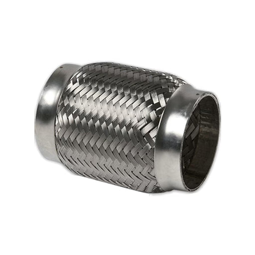 2.000" ID x 10" Long Flex Coupling (Inner Braid) 304 Stainless - Ace Race Parts