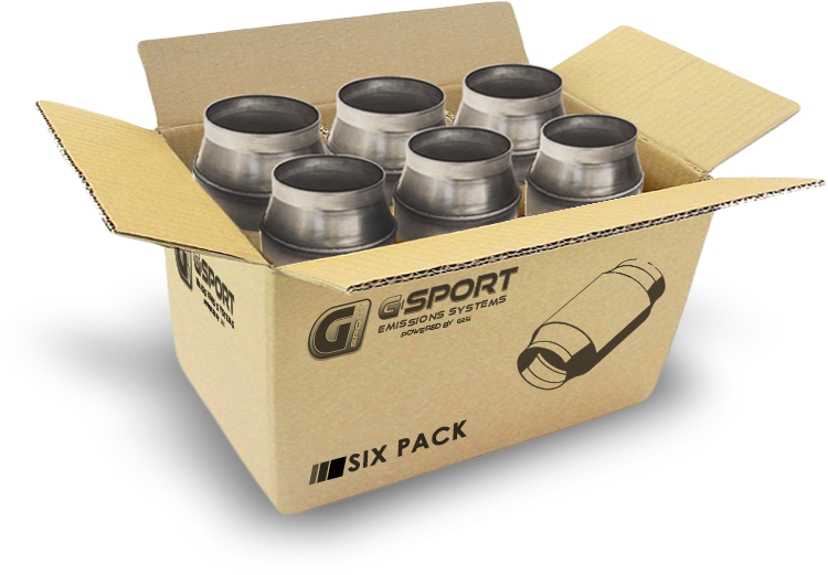 G-Sport Gen2 HO catalytic converter core Fabricator 6-Pack | Ace Race Parts