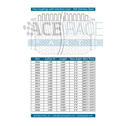 4.000" ID x 6" Long Flex Coupling (Interlock Liner) 304 Stainless - Ace Race Parts