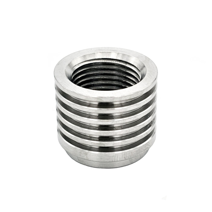 M18 x 1.5 O2 Sensor Bung - Heat Sink Style - 304 Stainless