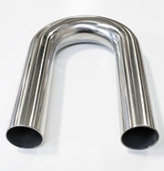 3.000" x 0.047" 180° Mandrel Bend CP2 Titanium - (4.500" CLR / 6.000" Legs) | Ace Race Parts
