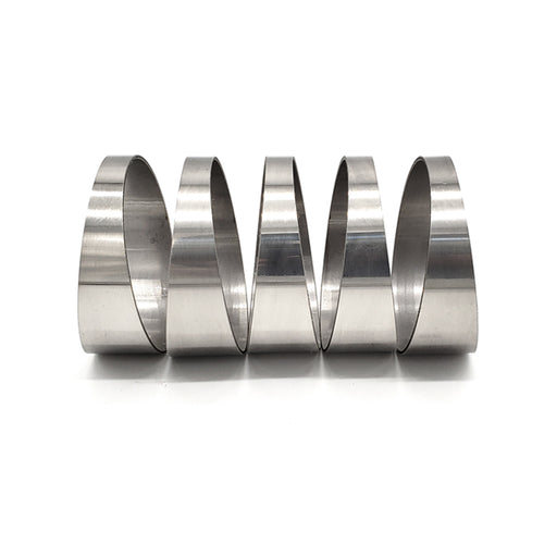 2.500" 16ga Tight Radius (1D) Pie Cut 304 Stainless (45° Bend - 5 Pieces Total) - Ace Race Parts