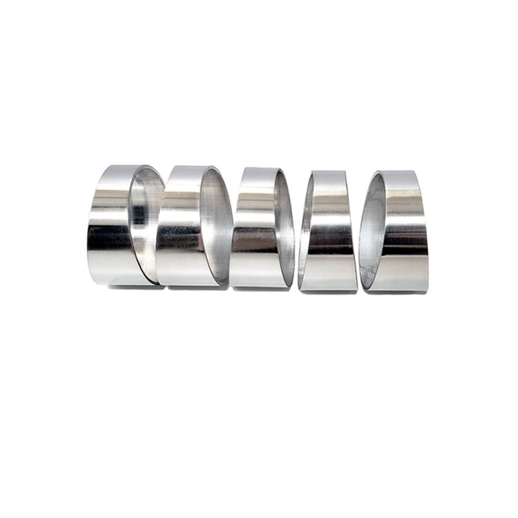 2.500" 16ga Long Radius (1.5D) Pie Cut Aluminum (45° Bend - 5 Pieces Total)