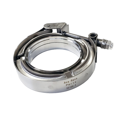 2.500" V-Band Assembly "Male/Female" - 304 Stainless - Quick-Release Clamp - 20mm Combined Flange Thickness