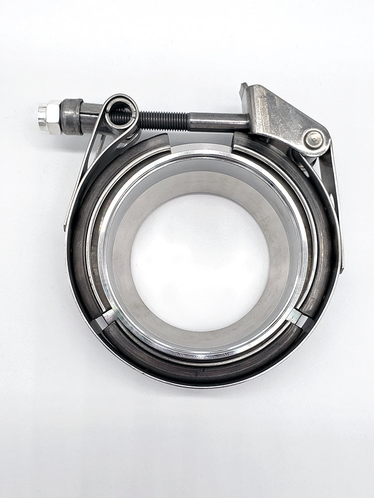 3.000" x 2.500" Reducing V-Band Assembly "Male/Female" 304 Stainless - Quick Release Clamp - Ace Race Parts