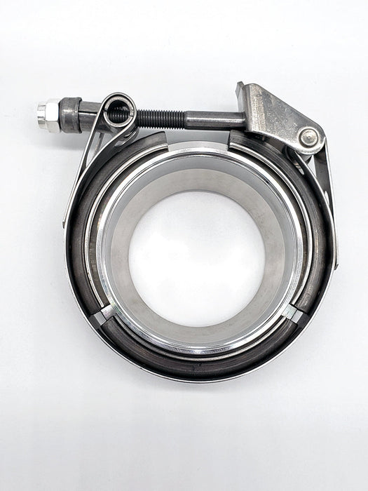 4.000" x 3.500" Reducing V-Band Assembly "Male/Female" 304 Stainless - Quick Release Clamp - Ace Race Parts