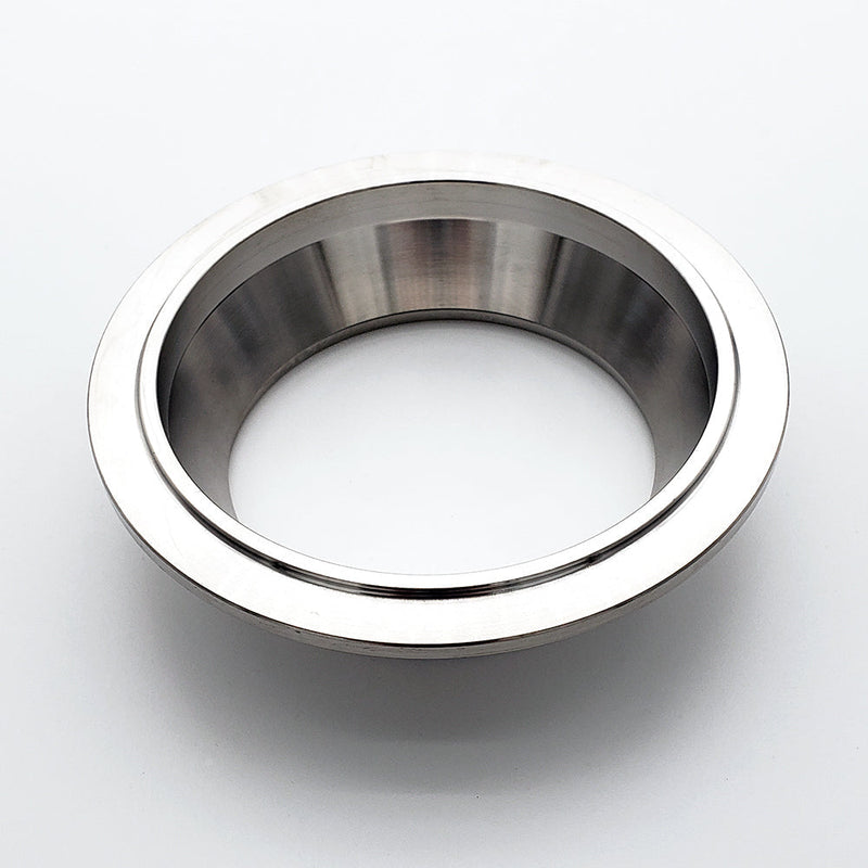 3.500" Reducing V-Band Flange "Male" 304 Stainless - Fits Quick Release Clamp - Ace Race Parts