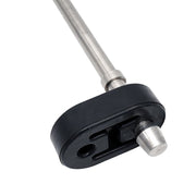 1/2" ID Exhaust Hanger Rod Support (for SKU 28051) - Black Rubber (74mm Long) - Ace Race Parts