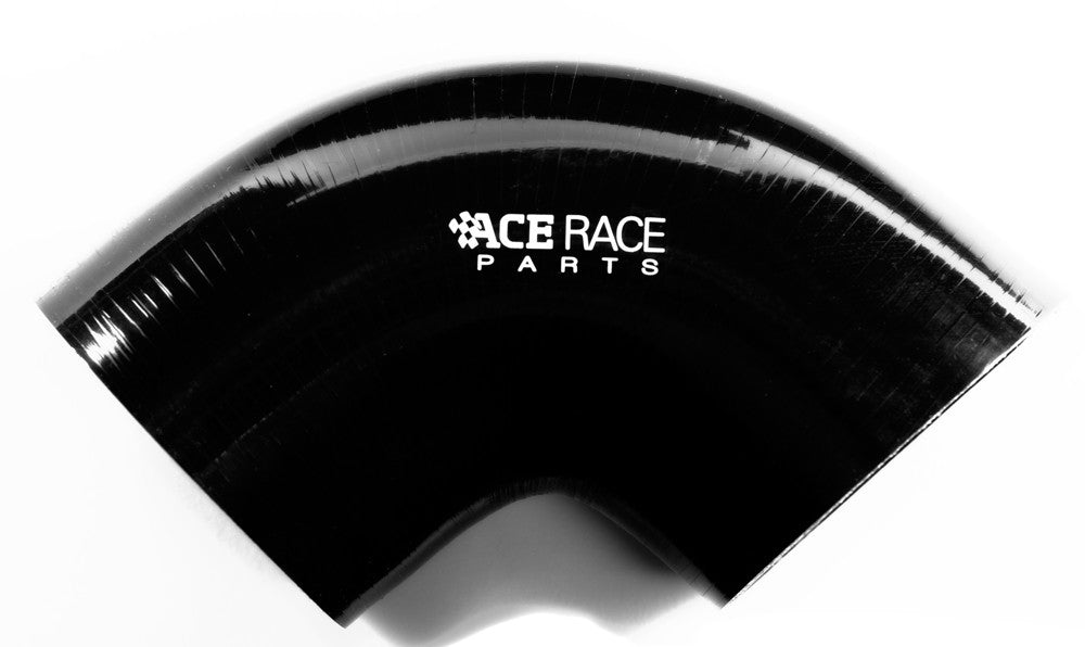 4.000" ID 4-Ply Reinforced Silicone 90° Elbow - Ace Race Parts