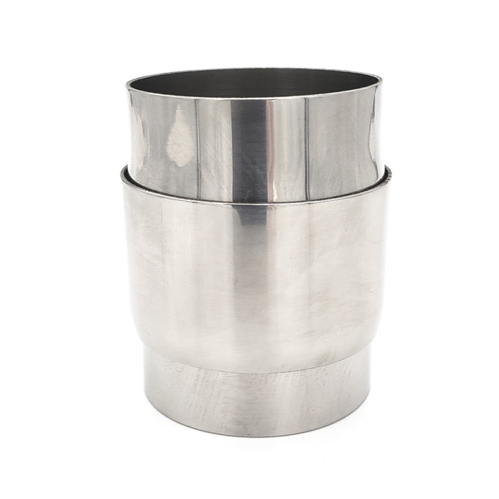 2.000" OD Double Slip Joint Adapter - Polished OD - 304 Stainless