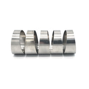 3.000" OD x 0.047" (1.2mm) Long Radius (1.5D) Pie Cut CP1 Titanium (45° Bend - 5 Pieces Total) - Ace Race Parts
