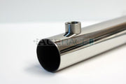 M18 x 1.5 O2 Sensor Bung - Saddled for 1.500"-2.500" OD Tube - CP2 Titanium - Ace Race Parts