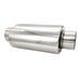 Ultra Quiet Resonator - 2.500" Inlet/Outlet x 13.75" Long - 304 Stainless - Ace Race Parts