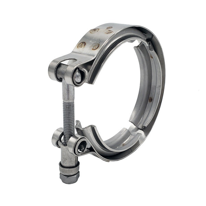 60Mm 2x V-Band Clamp + Flanges Complete Stainless Steel Exhaust 60Mm 2x V-Band Clamp + Flanges Complete Stainless Steel Exhaust