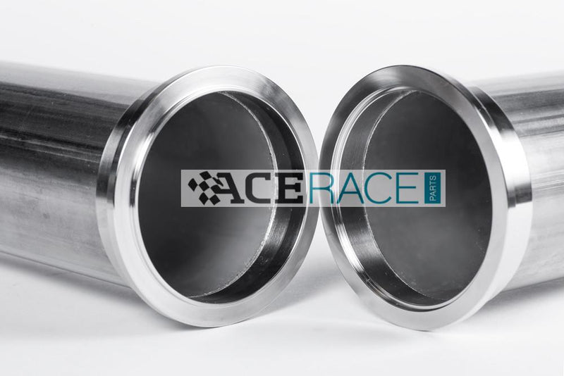 2.250" V-Band Assembly Mild Steel/Stainless Combination - Standard Clamp - Ace Race Parts
