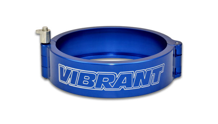 Vibrant VanJen HD Clamp for 3.500" OD Tubing - Anodized Blue (12537B) - Ace Race Parts