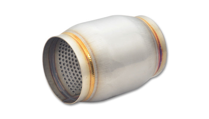 Vibrant Race Muffler 4.0" Inlet x 5" Long 304 Stainless (17975) - Ace Race Parts