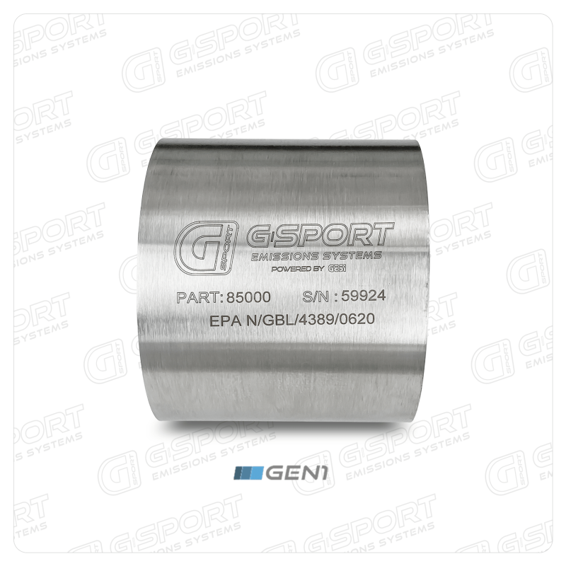 G-Sport GESI Gen1 EPA Compliant Catalytic Converter Core - 4.500" Body x 4.000" Long - 300 CPSI (85000) - Ace Race Parts