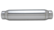 Vibrant Bottle Style Resonator 2.50" Inlet/Outlet 304 Stainless (1792) - Ace Race Parts